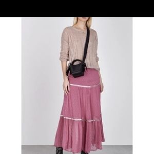 Free People Ella Tiered Maxi Skirt